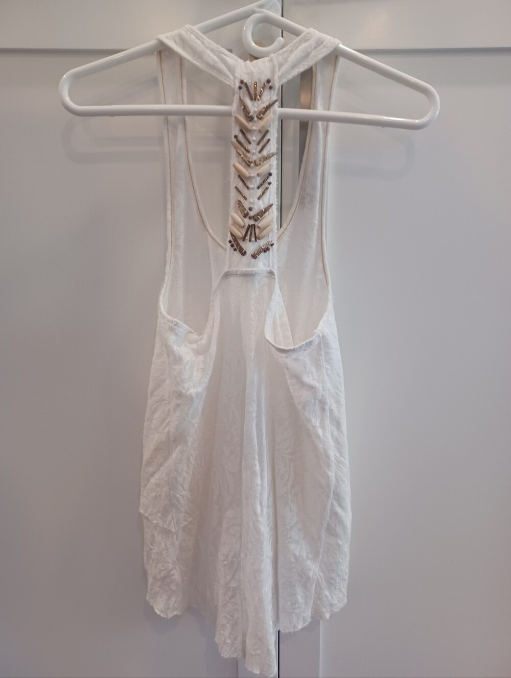 🤍🐚🤎FREE PEOPLE BOHO TANK TOP SMALL